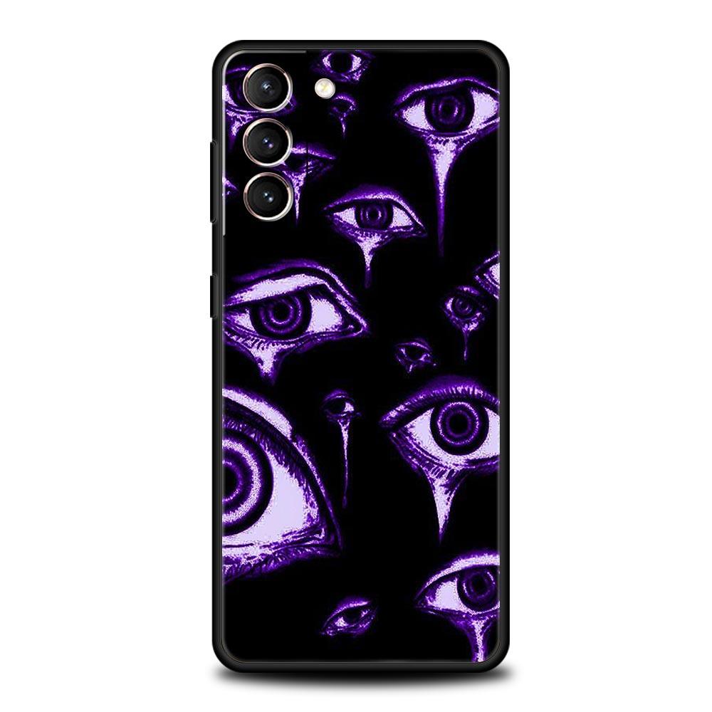 Infinity On Purple Phone Case For Samsung Galaxy S23 Ultra S22 S21 S20 FE 5G S10 S10E S9 S8 Plus Note 20 Silicone Cover Bumper