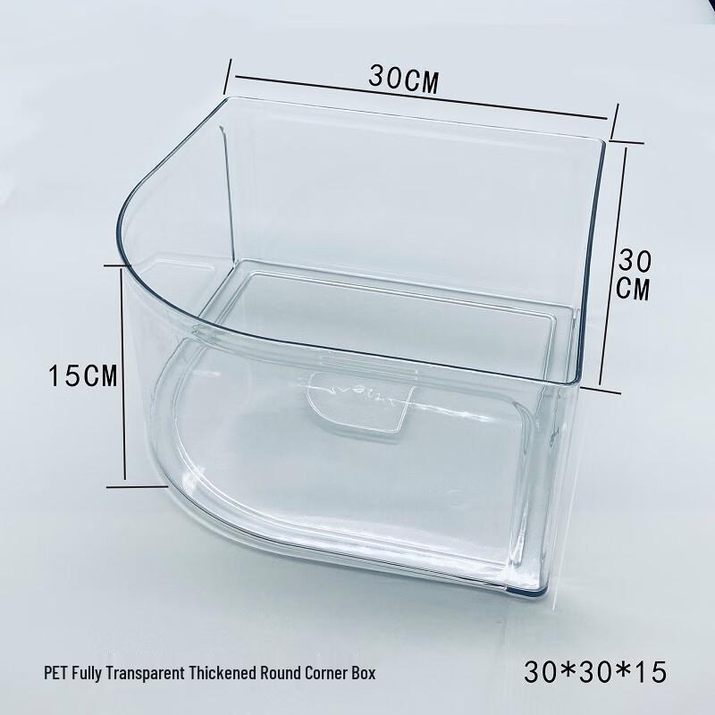 Прозрачный ПЭТ-бокс для демонстрации продуктов питания