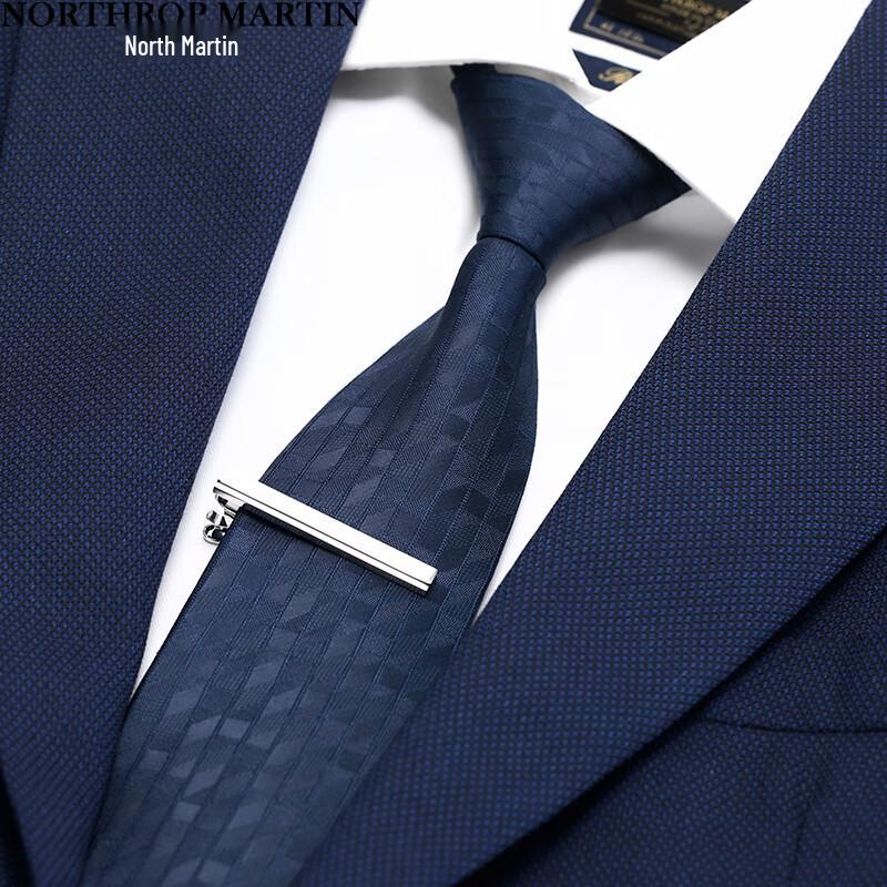 North Martin Men s Pre-tied Silk Zipper Tie 50*7.5 cm