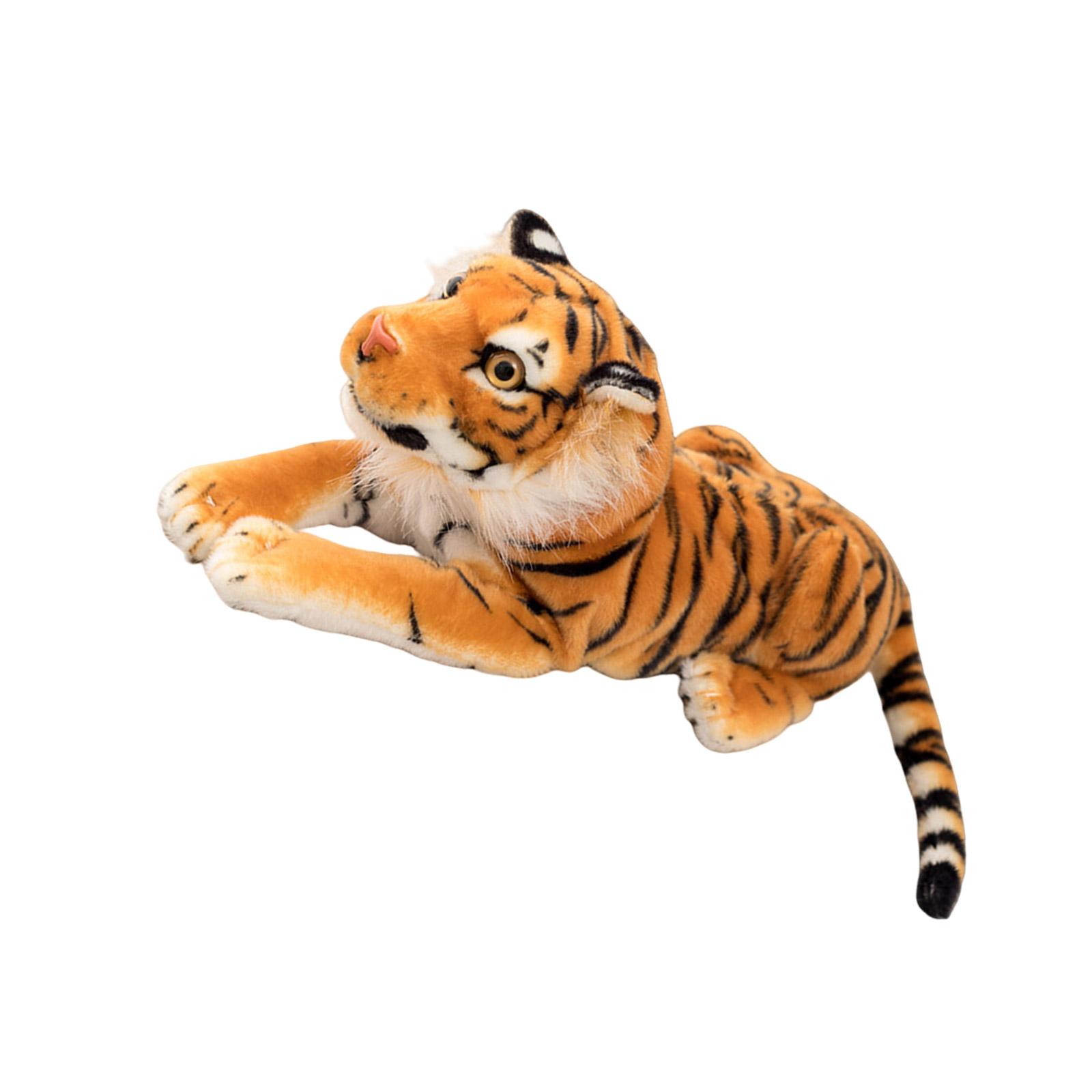

Unique Tigering Appearance Tissue Box Holder PP Cotton Materials Convenient Accessory for Bathroom Vanities and Car 1