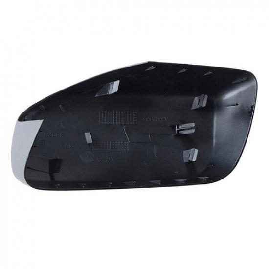 Left Driver Side Rearview Mirror Cover For BMW 5 Series E60 04-2007 Gloss Black