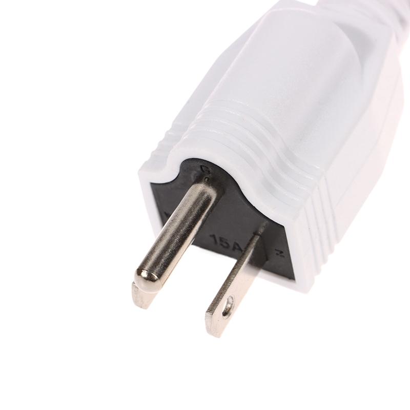 Amerikanischer Abziehbarer Stecker Amerikanischer 3-Pin 15A AC Elektrischer Strom Stecker Adapter Kabel Wiederanschließbarer Verlängerungskabel-Stecker