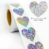 100-500PCS Star Stickers Roll Packaging Pack Stickers Small Heart Photocard Decor Heart Home Made Rolling Sticker TZ304