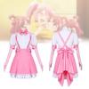 Adorable Magic Madoka Magica Cosplay Costume Pink Battle Dress For Women
