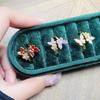 Retro Enamel Oil Butterfly Series Open Ring Women'S Western Regions Unique Niche Stacked Ring