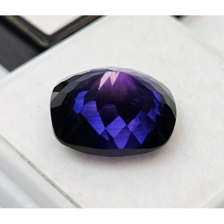 Certified Purple Pink Sapphire Cushion Cut 9+ Ct Stunning Loose Gemstone
