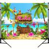 1 szt., Dekoracje Imprezowe Hawajskie Akcesoria Tło Plażowe Baner Imprezowy Tło Banerowe do Fotobudki Imprezowej Dekoracje Imprezowe Aloha