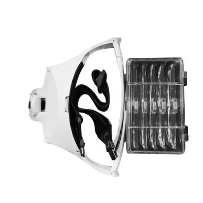 9892B2 Leselupe mit LED-Licht und freihändiger Kopflupe mit Kopfband
