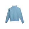 Adidas Originals Trefoil Zip Sweatshirt, Men Logo Print Casual Blue Tops GL9943