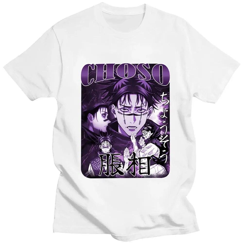 Jujutsu Kaisen Loose casual Unisexga graphic T-shirt Unisex FeUnisex Harajuku Fashion cotton T-shirt Cool street clothing oversized