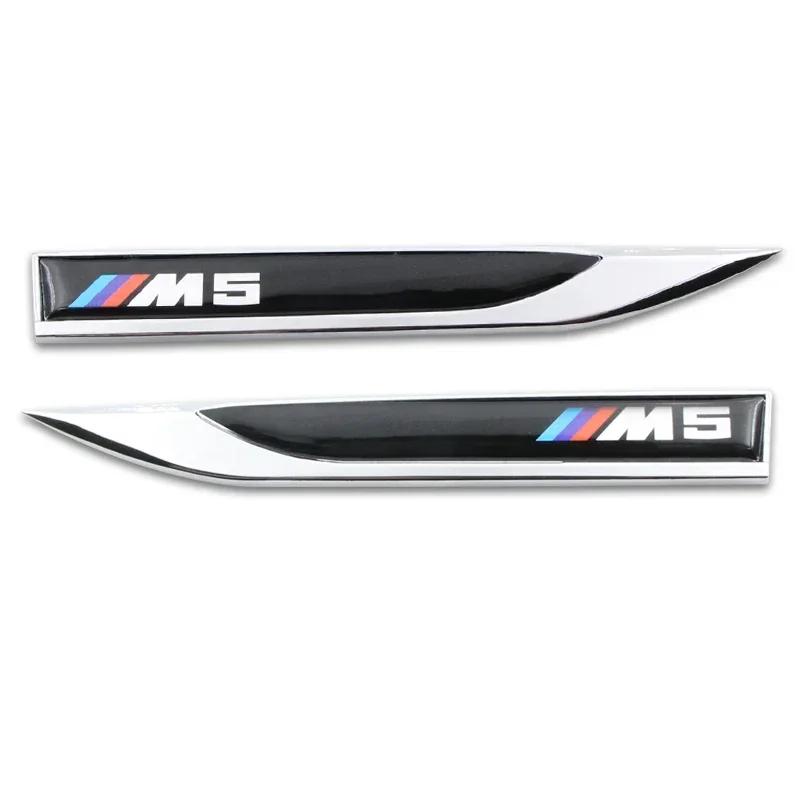 

X6 X7 2pcs Fashion NEW Stainless Steel Car Blade Car Body Waterproof Sticker For Bmw x1 x3 x5 f10 f20 f30 e36 e39 e46 e60 Car-St