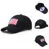 Premium Us Flag Embroidery Cap Officer Baseball Hat For Unisex Adults With Adjustability