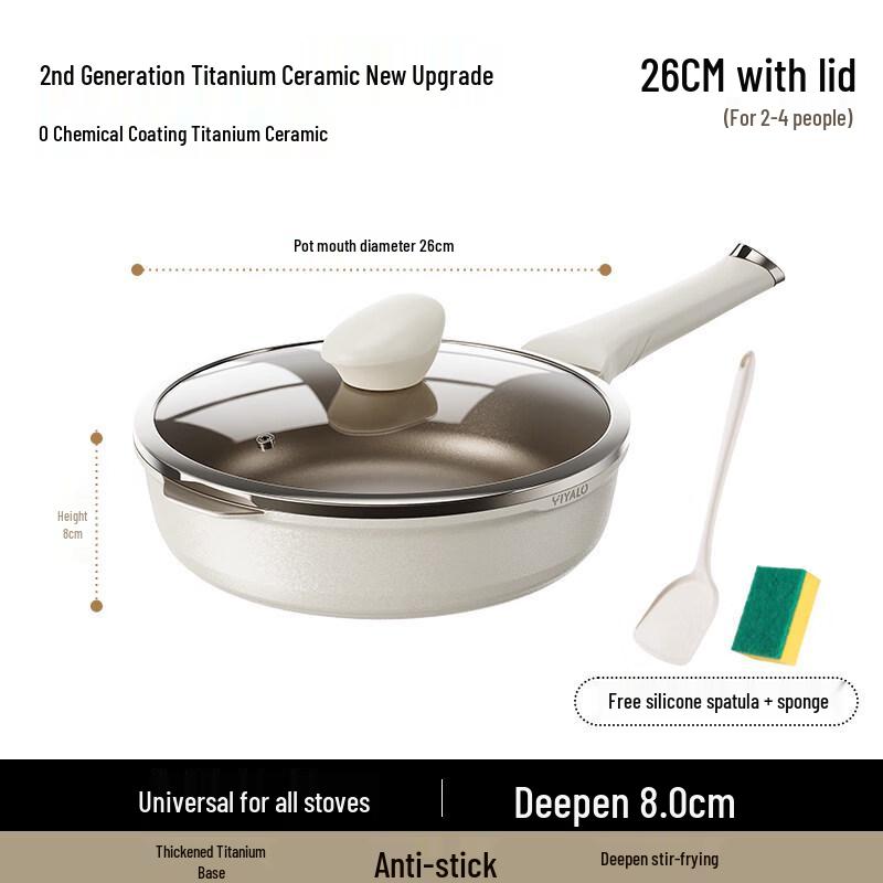 

Uto Titanium Non-stick Frying Pan with Lid