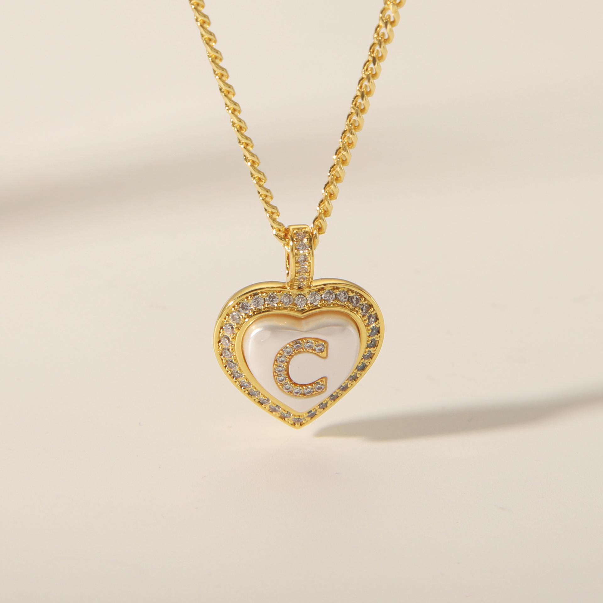 

Европейское и американское ожерелье с любовным посланием: Устойчивые к выцветанию, универсальные украшения из жемчуга для женщин — идеально подходят для осени и зимы. SJ-N20240803C