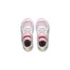 Li Ning Kids Starry Comfortable Lightweight Shock Absorbing Wear Resistant Low Top Casual Shoes Kids Casual Shoes White Pink YKNU028-6