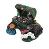 Aquarium Treasure Box Ornament Hideout Cave Lifelike Resin Jewelry Box Decoration for Freshwater