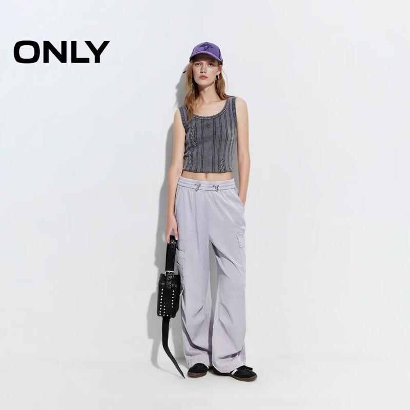 Only 2025 Autumn Asymmetric Big Pocket Loose Casual Pants