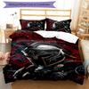 Gladiator Helmet 3pcs Bedding Set Duvet Cover Closure Includes 1 Duvet Cover & 2 Pillowcases for All Seasons Bedroom Home Dorm Decor
