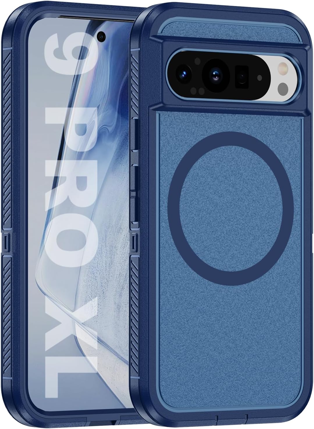 

Luxury Military Grade Clear Matte Rugged Case For Google Pixel10 9 8 8A Pro XL Magnetic Wireless Charge Shockproof Protect Cover Google Pixel 9