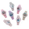 Colorful Luminous Cartoon Ice Snow Unisex Children's Watch with Soft Silicone Strap and Night Light