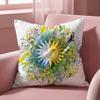 Midsummer Festival Cushion Cover Multi-Scene Pillow Cover for Home & Car - Reversible, Soft & Durable for Daily Use