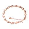 Purple Gold-Plated Rose Gold Shiny Phoenix Tail Scale Bracelet Korean Version Temperament Versatile Colored Gold Adjustable Jewelry
