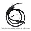 Semiautomatic F180 180A 14AK Airless Welding Gun 2 Meters MIG Welding Gun Torch Stinger Small Welding Machine Flux Cored Wire