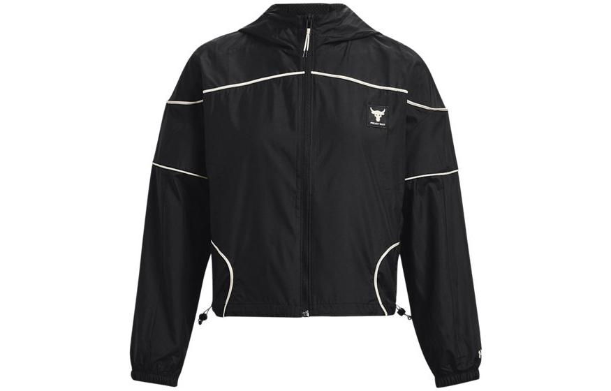 Under Armour Rock Jackets Women s Black Hooded Moderate Other 1373592-001 L