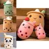Soft Pearl Milk Tea Pillow For Girls Big Plush Toy For Sleeping And Display Coral Velvet Pp Cotton 23cm-70cm