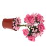 1:12 Dollhouse Miniature Flower Mini Potted Plant Rose Flowerpot DollHouse Decor Bonsai Model Garden Home Ornament Furniture Toy