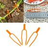 200pcs Plastic Plant Clips Fixing Fastening Fixture Clamp Strawberry Fork Farming Clip Plant Support