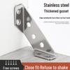 Stainless Steel Triangular Reinforcement Bracket - 90° Angle Support for Cabinets
