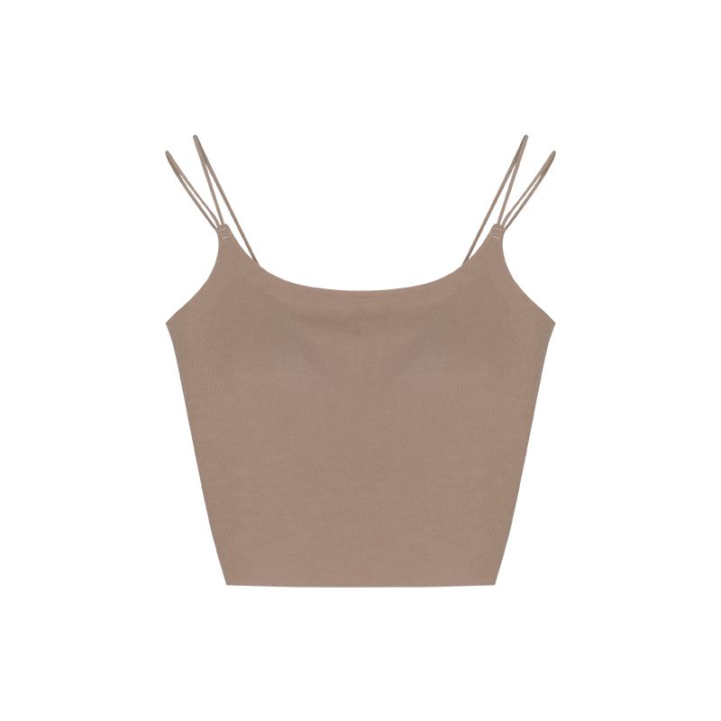 Kumikumi Sexy Pure Color Slim-Fitting Suspenders Vest