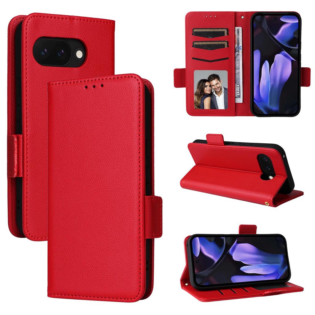 Flip Cover compatible for Google Pixel 10A PU Leather Phone Case Full-Body Protection with [RFID Blocking]