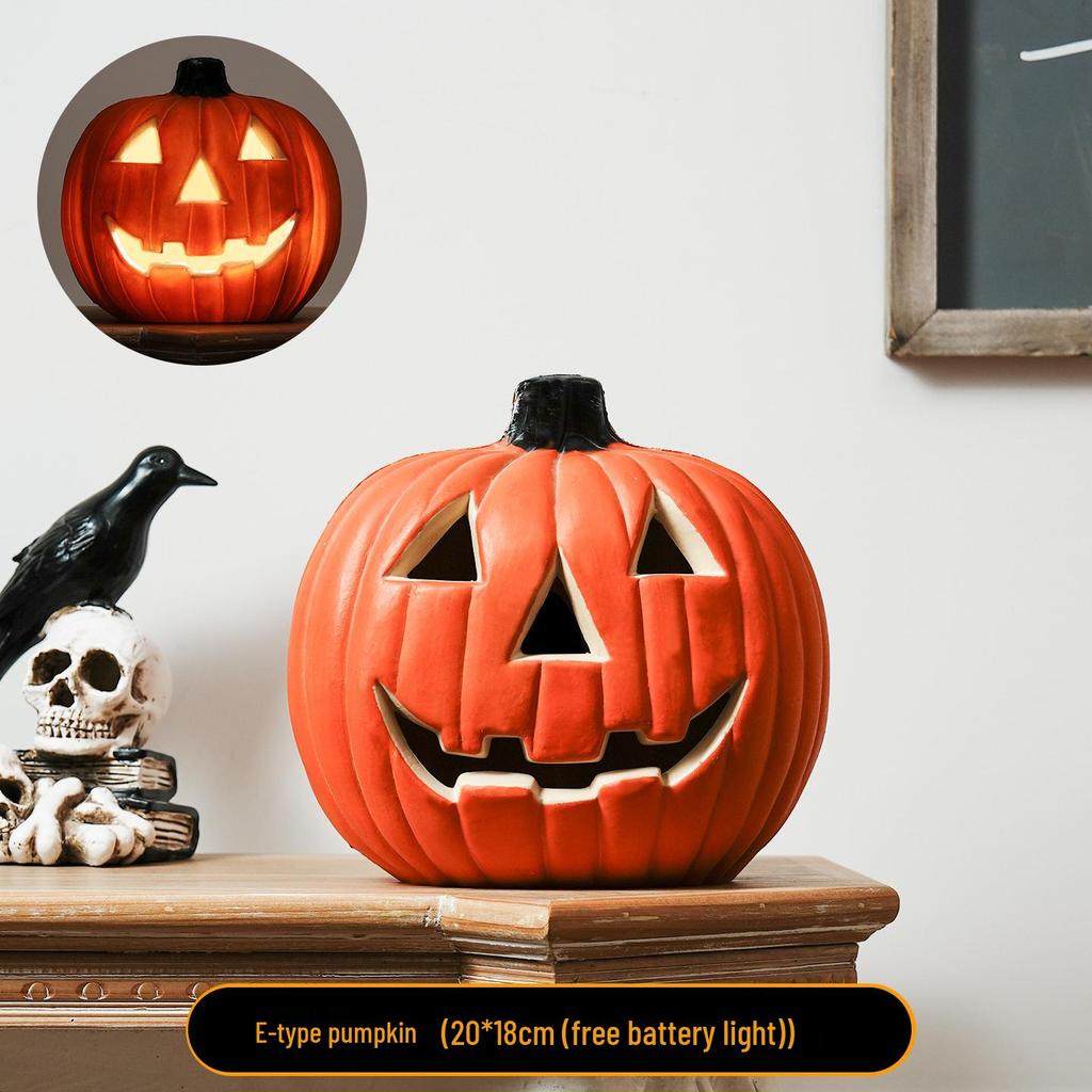 Halloween Large Pumpkin Lantern: Festive Decor for Doorways, Bars, and Shops