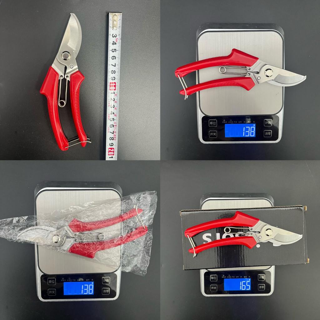 Stainless Steel Heavy-Duty Pruning Shears Fruit Tree Branch Harvest & Floral Trimmers for Garden Gardening Tools