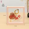 Crystal Tassel Horse Pendant Sachet: Cultural Brocade Keychain Gift