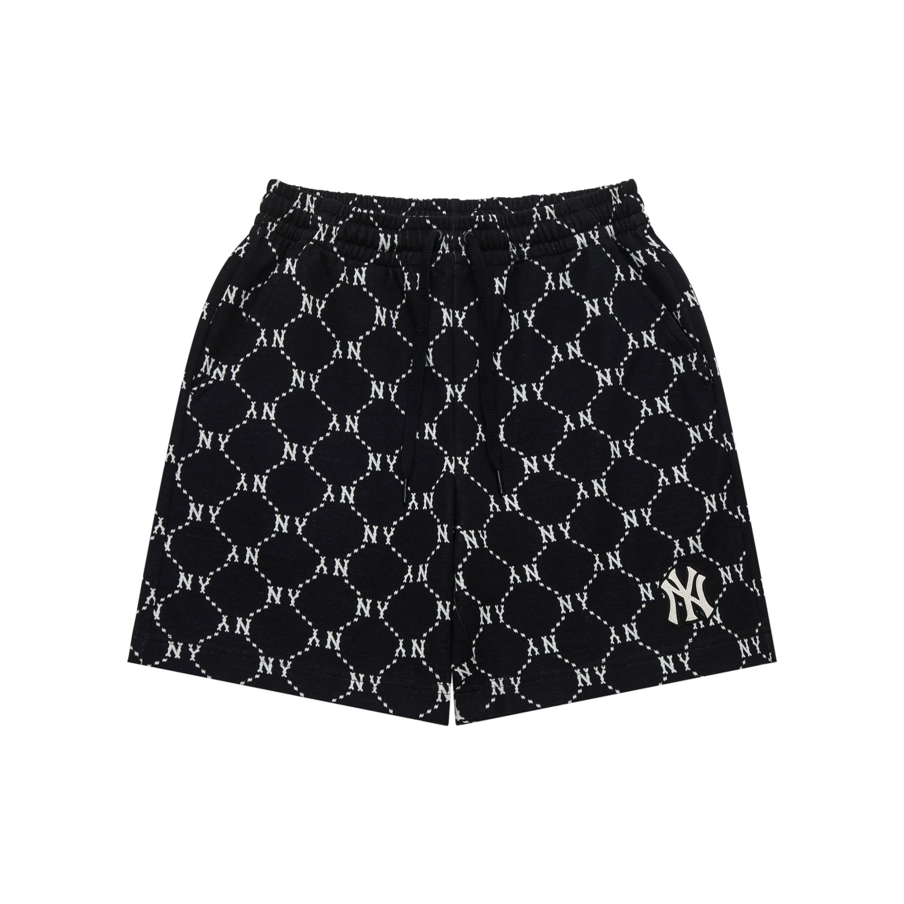 MLB New York Yankees Casual Shorts Unisex Black 3ASPM0343-50BKS XS