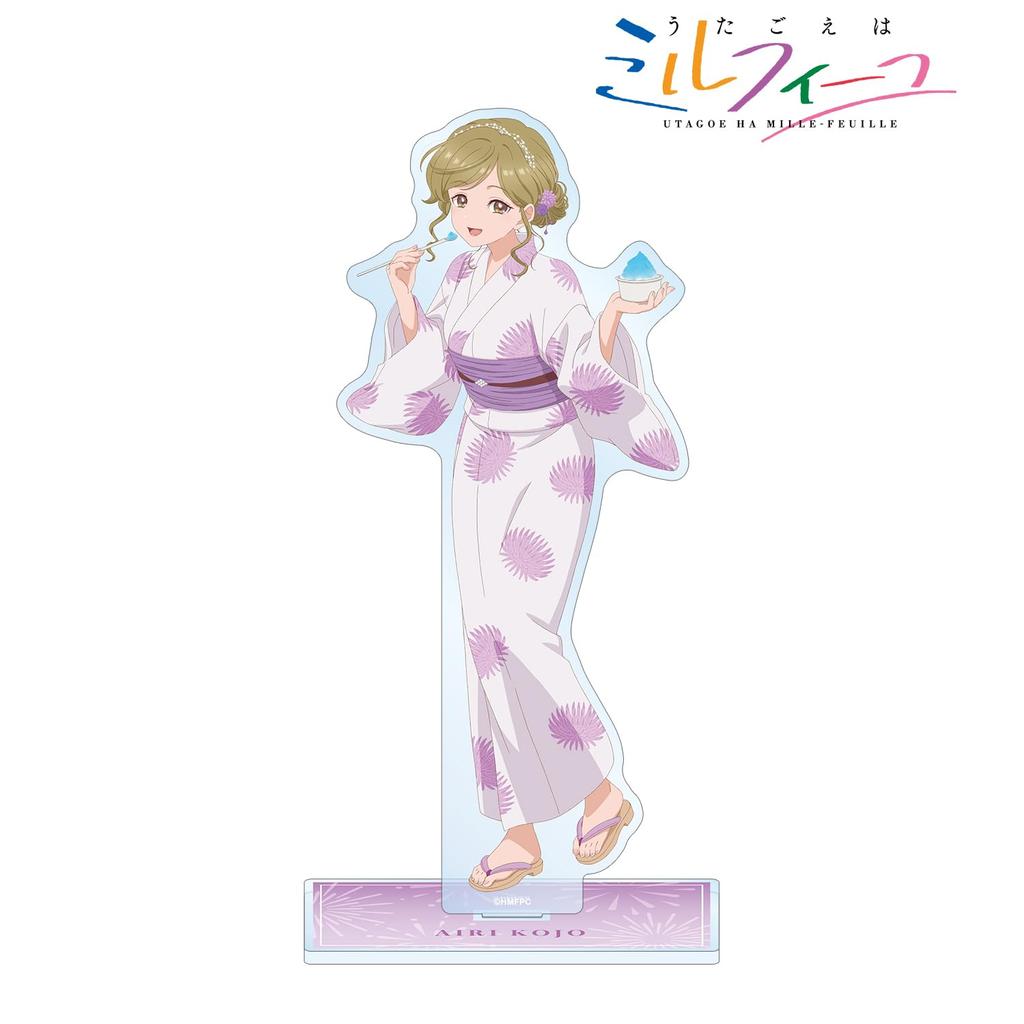 TV anime wa Original illustration Airi Summer Festival Big acrylic stand "Utagoe Mille-feuille" ver.