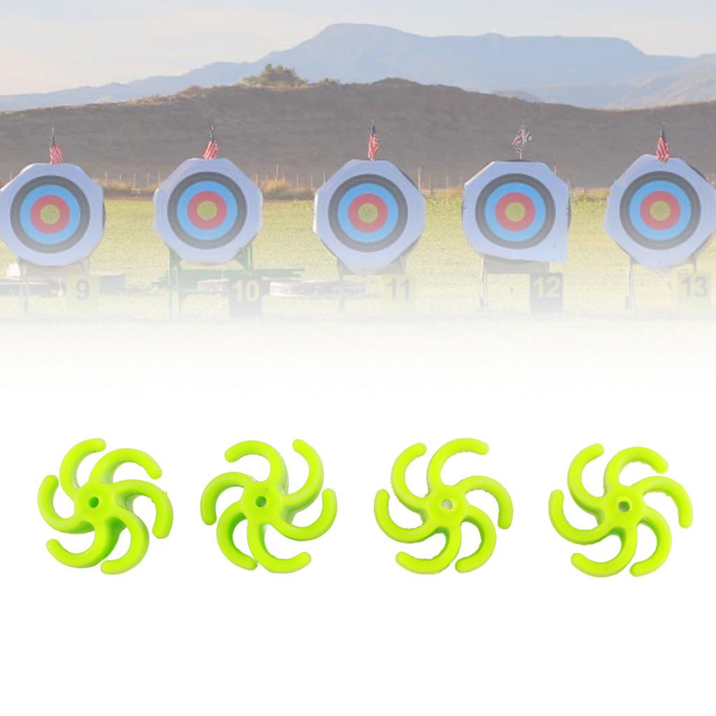 4Pcs Archery Bow String Stabilizer Rubber Recurve Compound Bow Bowstring Silencer Shock Dampener