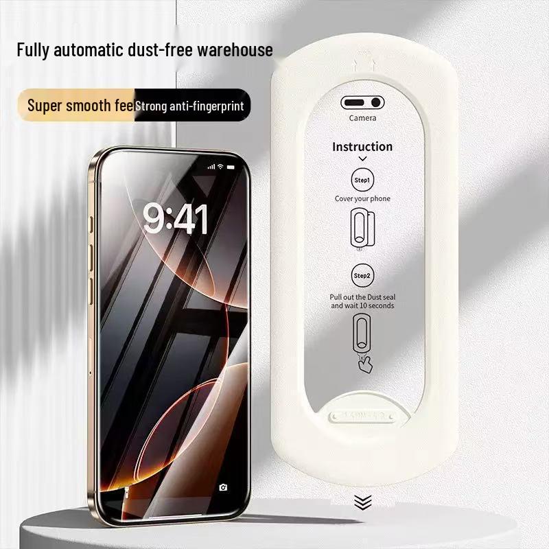 Apple-Compatible Tempered Glass Screen Protector for 13-17/Air/Pro/Max