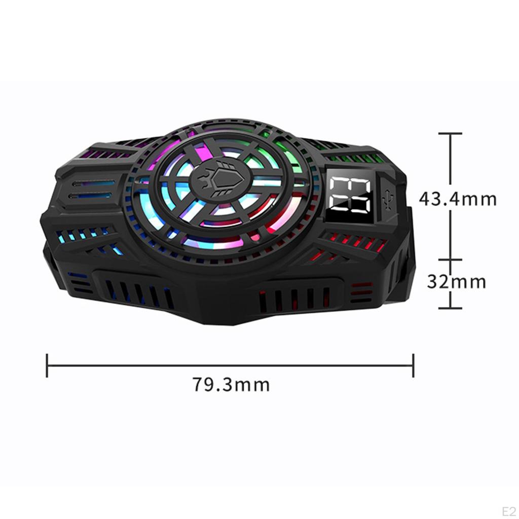 Phone Cooling Fan Conductor 7 Leaf Quickly Cooler for Watching Video