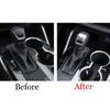 Silver Titanium Cover Trim Console Gear Shift Knob For Toyota Highlander 2020-23