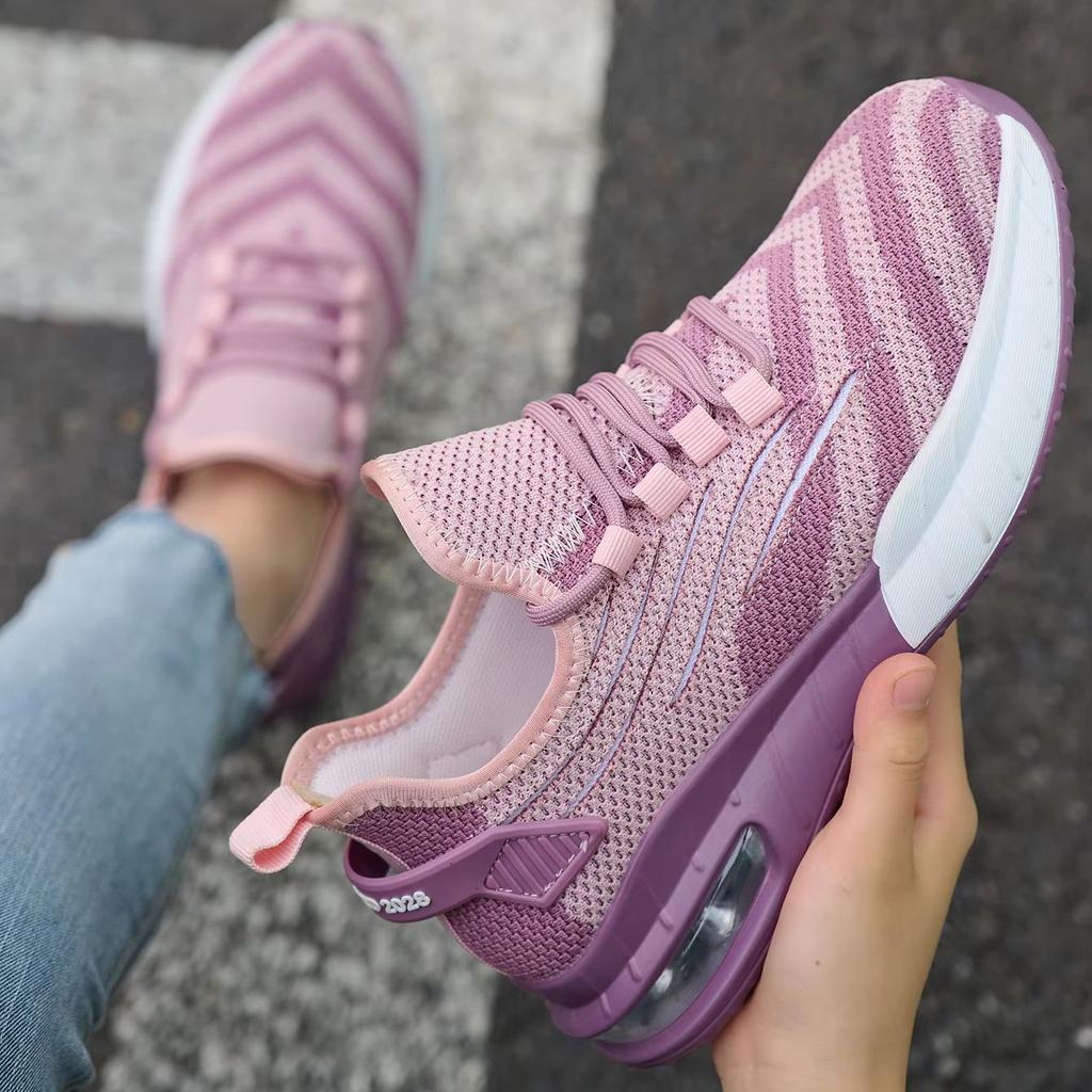 Ladies Safety Shoes Steel Toe Anti- Crush Fashion Pink Work Shoes Women's Footwear Comfortable Breathable for Office Use