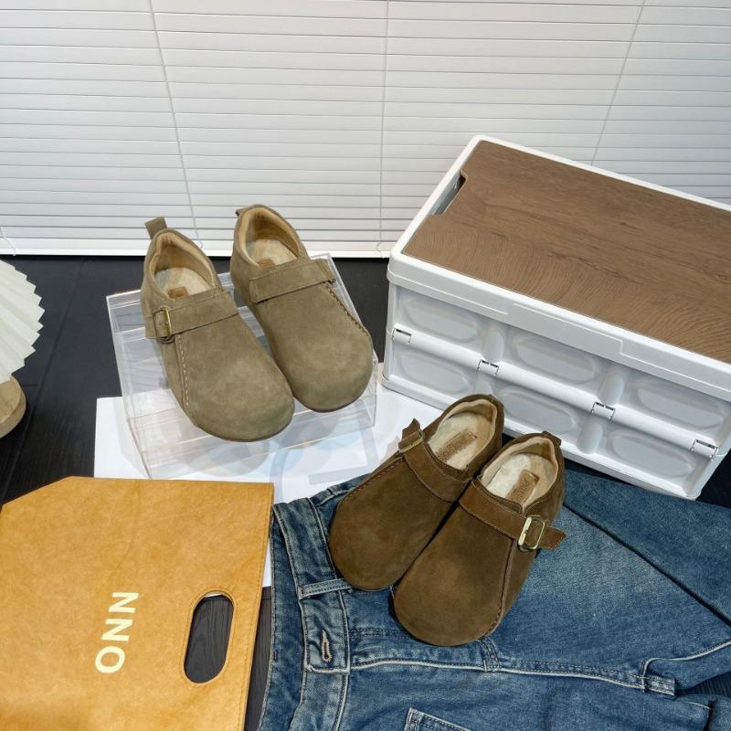 Versatile and comfortable all-inclusive women's winter new lazy one-pedal Doudou shoes