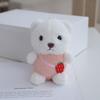 Cute Teddy Soft Bear Plushie With Pp Cotton Filling For Bag Accessories Charm