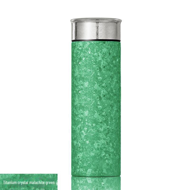 Titanium Crystal Pure Thermos Cup - 430ml | High-End Titanium Tea Cup for Car & Everyday Use | Fashionable Unisex Design