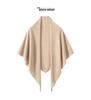 Women's 100% Pure Cashmere Triangle Scarf - Autumn/Winter Style, Warm and Versatile Knit Shawl