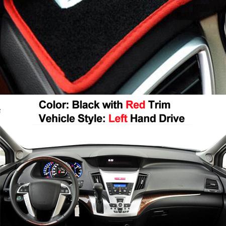 

Car Inner Auto Dashboard Cover Dashmat Carpet Dash Mat Cushion cape 2 Layers For Honda Odyssey 2009 2010 2011 2012 2013 2014