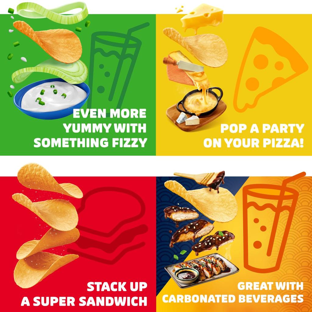 Pringles Medium Can Assortment Set Sour Cream contents may change depending on the season 4 pieces Kellogg's 4-Variety (Umashio, & Onion, Hi! Cheese!,